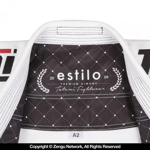 Tatami Estilo 6.0 Jiu Jitsu Gi - White/Black-6